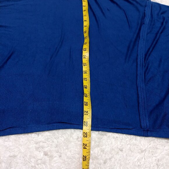 Free People We the Free Women's Blue Cowl Neck Oversize Sweatshirt Size S - Picture 6 of 8